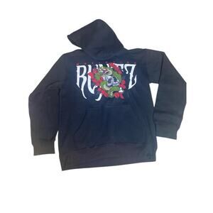 Runtz- Blowing Smoke Black hoodie size Large